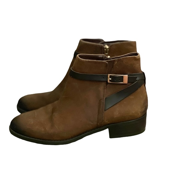NEW! Sarto Santos Brown Ankle Bootie Boot SZ 8.5